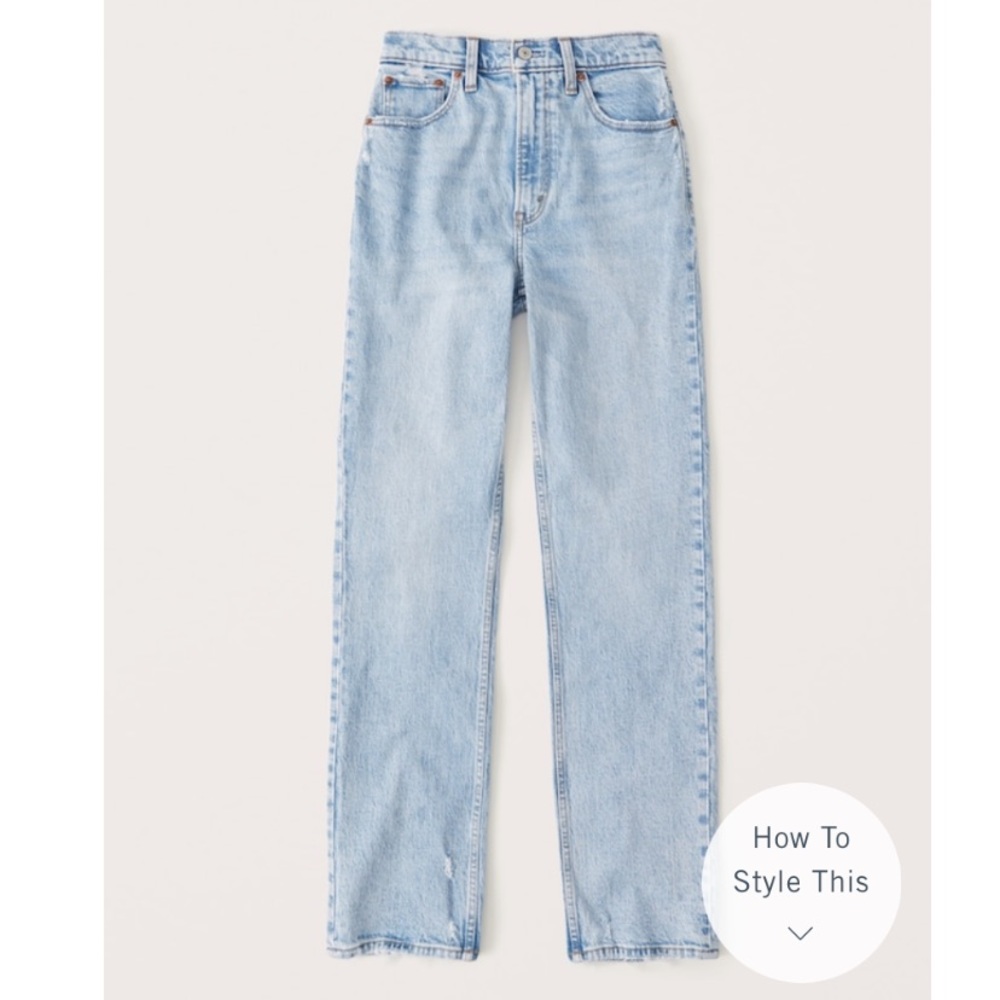 90s Ultra High Rise Straight Jeans
